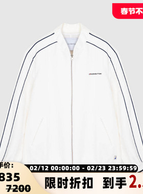 pushBUTTON春季logo印花女士拉链立领夹克外套银泰百货 301604