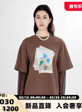 KAR PEISKOS 夏款女士棉质防晒袖圆领短袖t恤银泰百货精品 301600