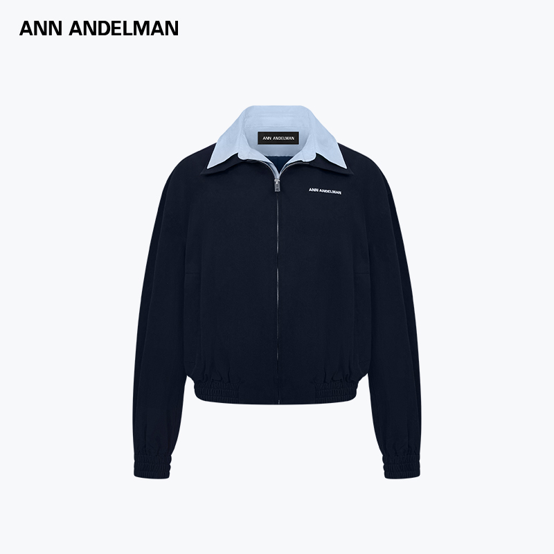 ANN ANDELMAN  25新款女士假两件衬衫领夹克外套银泰百货 301286