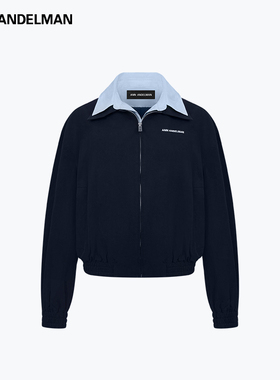 ANN ANDELMAN  25新款女士假两件衬衫领夹克外套银泰百货 301286