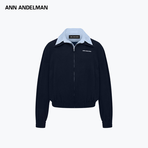 ANN ANDELMAN  新款女士假两件衬衫领夹克外套银泰百货 301286