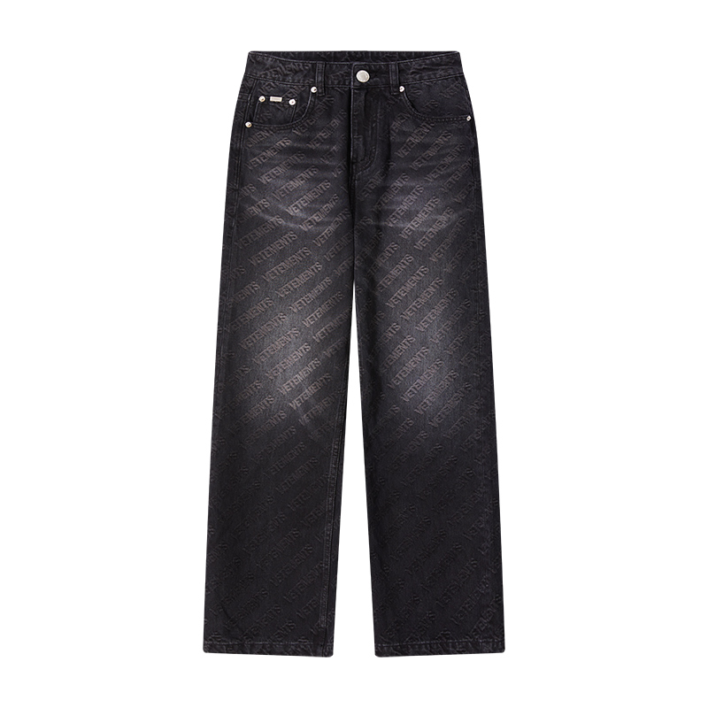 VETEMENTS高腰显瘦宽松长裤