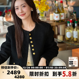 外套银泰百货 concise 女士索菲亚圆领短款 简白 301257 white