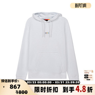 Boss雨果博斯 银泰百货 男士 连帽卫衣运动衫 300095 宽松版 Hugo