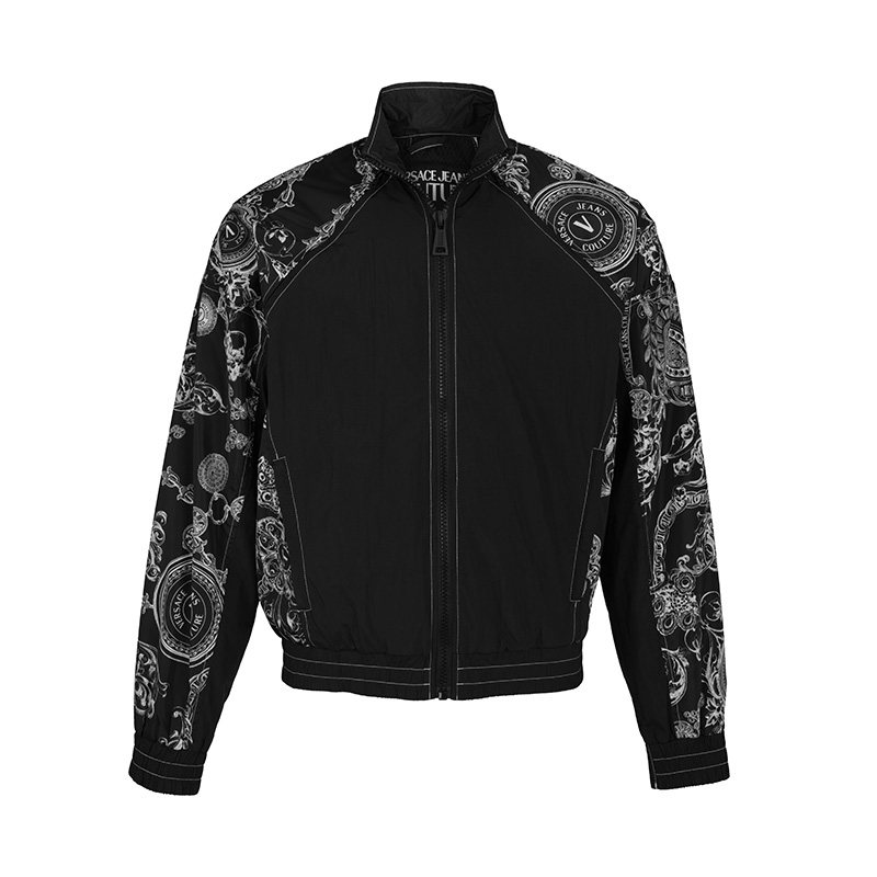 VERSACE JEANS COUTURE/范思哲 男士花卉插肩设计夹克外套189303