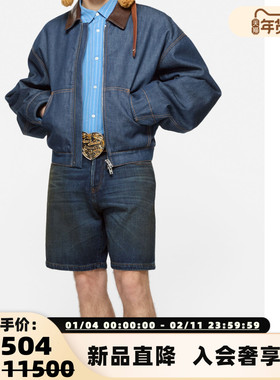 ACNE STUDIOS 新款男士牛仔夹棉外套（水洗产品）银泰百货 301574