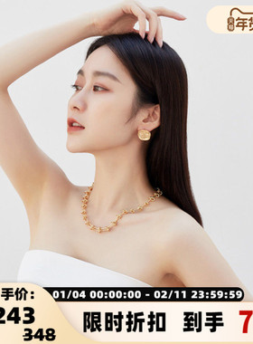 abyb charming 流动油画系列 I 男女同款嘻哈绳索银色项链 301343