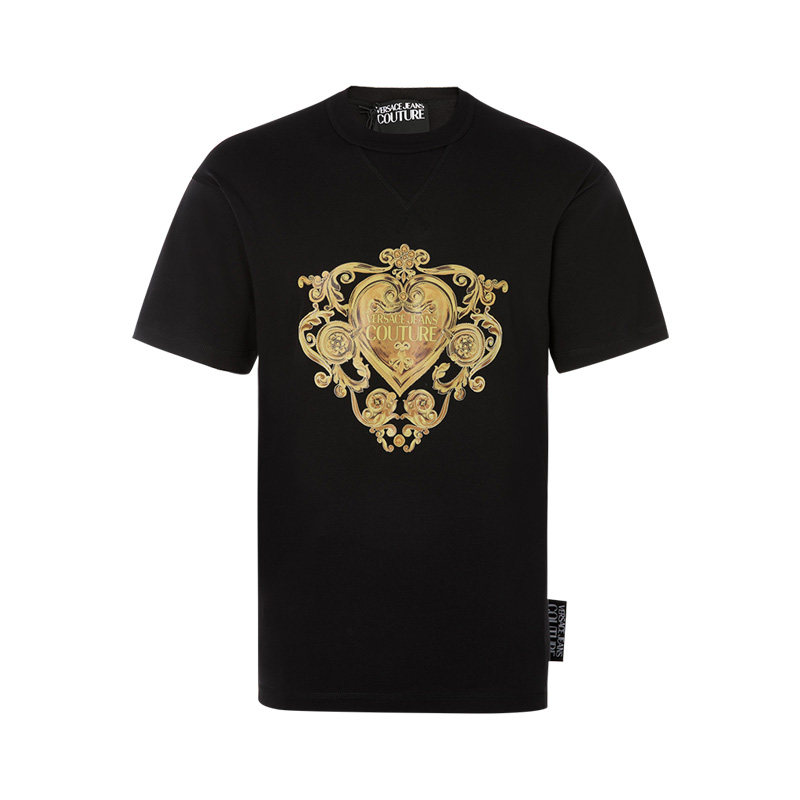 VERSACE JEANS COUTURE 男士印花 短袖T恤初秋打底