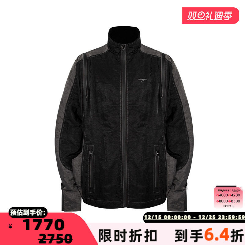 系列男女同款尼龙夹克可拆卸袖子