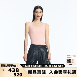 BACK 背心休闲百搭简约 春夏短款 坑条纹女款 301363 无袖 CALLED