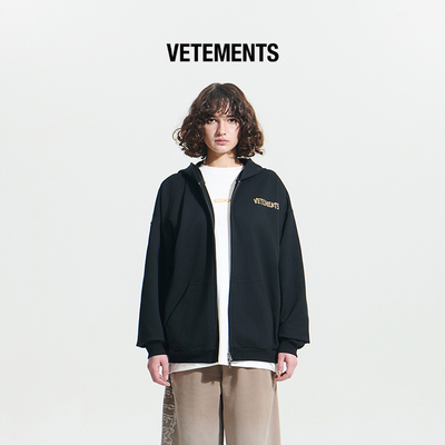 VETEMENTS 25春夏男女情侣纯棉数码直喷工艺连帽套头卫衣301446
