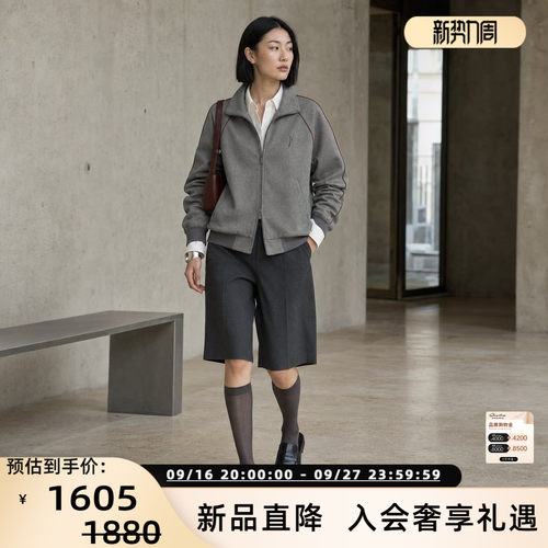 早秋女复古夹克短外套