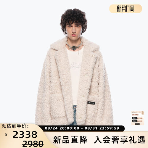 ANN ANDELMAN  秋冬新款男女同款立领毛毛外套银泰百货 301286