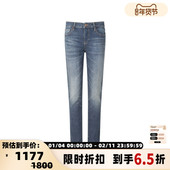 银泰百货 Armani阿玛尼AX 女士复古做旧紧身窄脚铅笔裤 300095