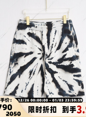 Etudes 春夏款男士扎染印花休闲短裤银泰百货精品 301596