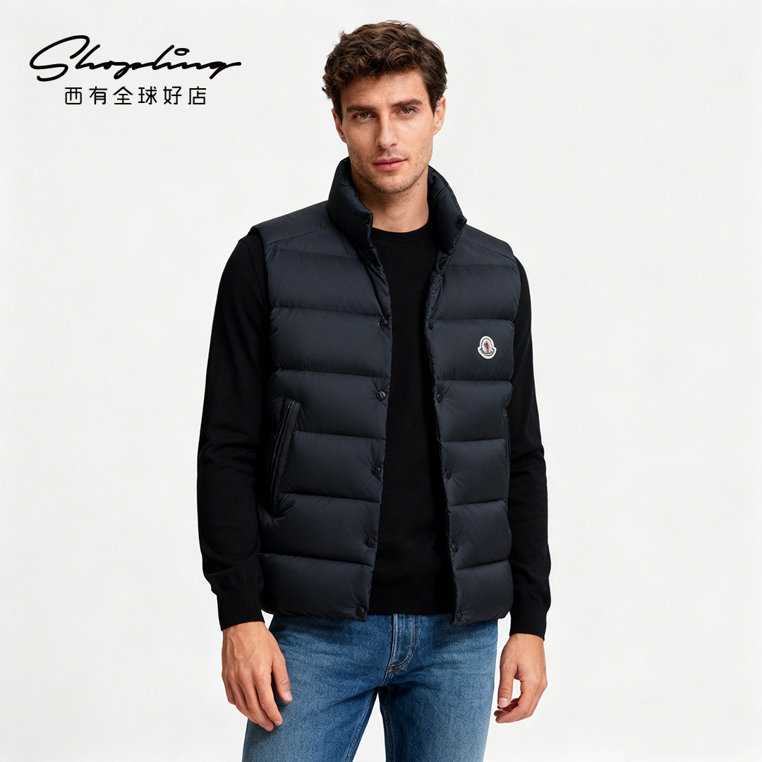Moncler 秋冬新款男士时尚百搭立领羽绒马甲银泰百货,男装,羽绒马甲,淘宝优惠券,粉丝福利购,淘宝优惠卷