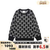 Kaka 黄霄云同款 女士老花设计套头羊毛针织衫 Maca 银泰 301577