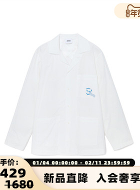 ANDAHALF 秋冬新款女士棉布多口袋长袖衬衫银泰百货 301602