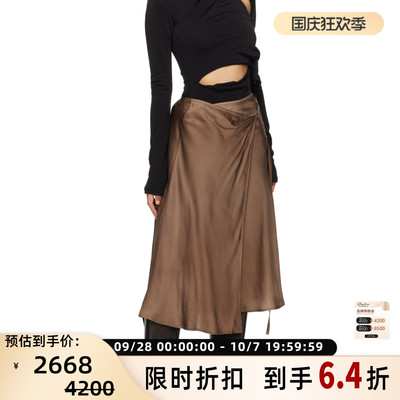 ACNESTUDIOS女系带半身裙