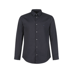 衬衫 Emporio 300095 棉质小鹰标刺绣长袖 男士 Armani 阿玛尼