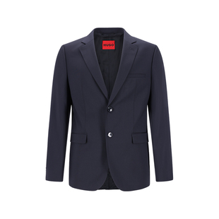 HUGO系列羊毛两粒单排扣西服银泰 男士 300095 Boss雨果博斯 Hugo