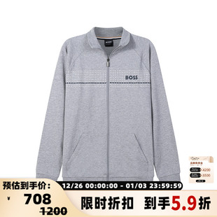 Boss雨果博斯 银泰 男士 拉链卫衣运动衫 300095 black系列薄款 Hugo
