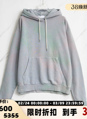 JOHN ELLIOTT 春夏款男士水染连帽套头卫衣银泰百货精品 301596