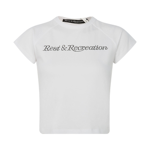 女休闲圆领短袖 Rest 套头T恤银泰百货 新款 春季 and Recreation