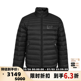 EA7简约百搭拉链保暖羽绒服301353 阿玛尼男士 EMPORIO ARMANI