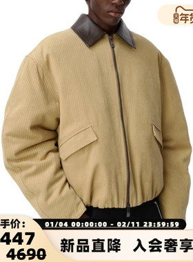 ADER ERROR 25新款男女同款翻领拉链棉服夹克银泰百货 301574