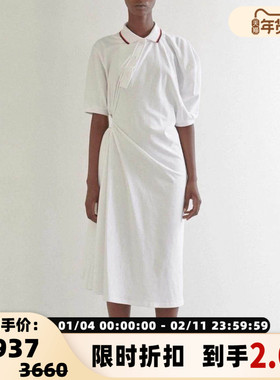 Pushbutton 春夏款女士logo抽绳设计连衣裙银泰百货精品 301596