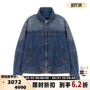 男士 银泰百货 立领长袖 水洗产品 301574 牛仔上衣夹克 JUUN.J