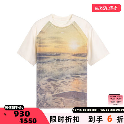 ADER ERROR 新款中性3D印花短袖圆领T恤银泰百货精品 301574