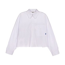 SJYP/ 秋冬女士白色棉质方领长袖衬衫银泰百货精品 301574