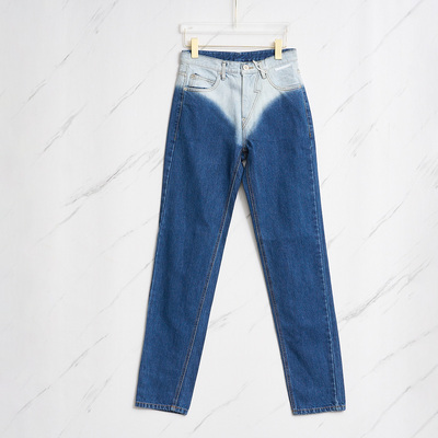 Pushbutton 春夏款女士个性水洗直筒牛仔裤银泰百货精品 301596