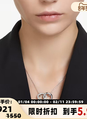 SWAROVSKI 秋冬女士白色简约时尚款项链银泰百货精品 301367