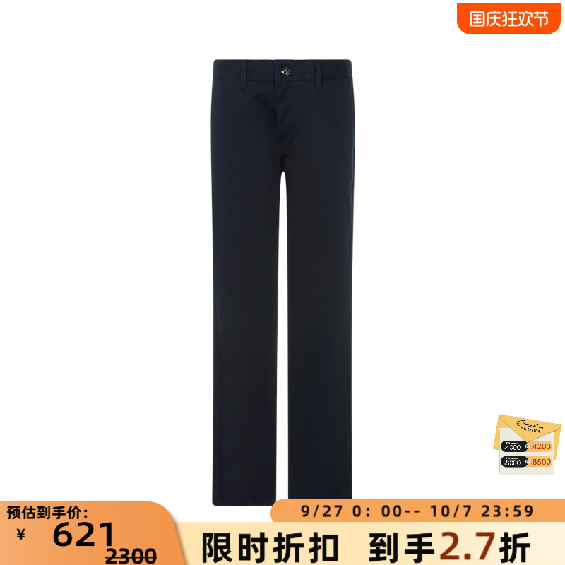 经典款设计休闲直筒裤长裤