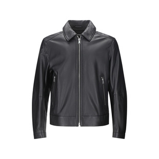 black系列皮衣皮夹克银泰百货 男士 300095 Boss雨果博斯 Hugo