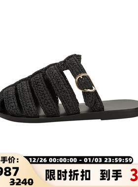 ANCIENT GREEK SANDALS 女士春夏度假植物材料凉鞋银泰百货精品