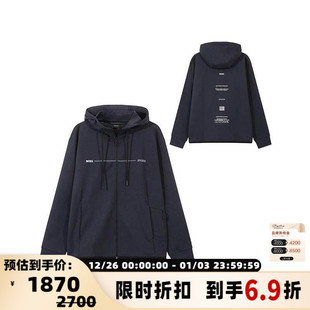 连帽拉链卫衣银泰 Hugo green系列宽松版 男士 300095 Boss雨果博斯