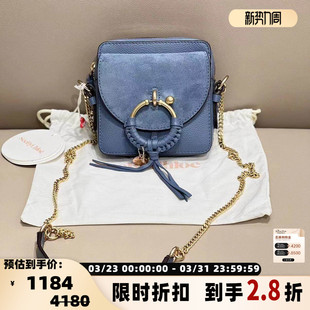 Joan相机包银泰 See 女士蓝色牛皮经典 Chloe 301596