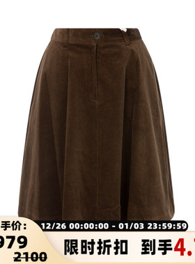 NOTHING WRITTEN 春季女士复古风休闲简约迷你半裙银泰百货