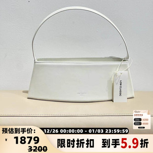 low 301596 classic潮流都市女士纯色极简梯形手提包手袋银泰百货