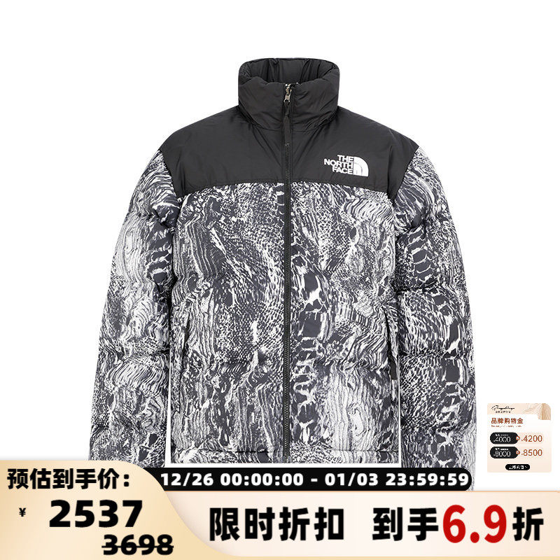 THE NORTH FACE/北面 男士大理石斑纹立领羽绒服银泰百货 300217