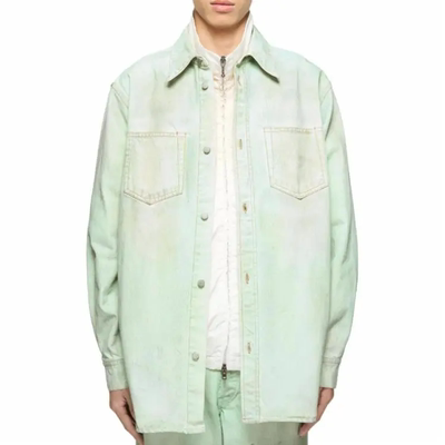 ACNE STUDIOS 秋冬新款男士长袖牛仔衬衫银泰百货精品 301574