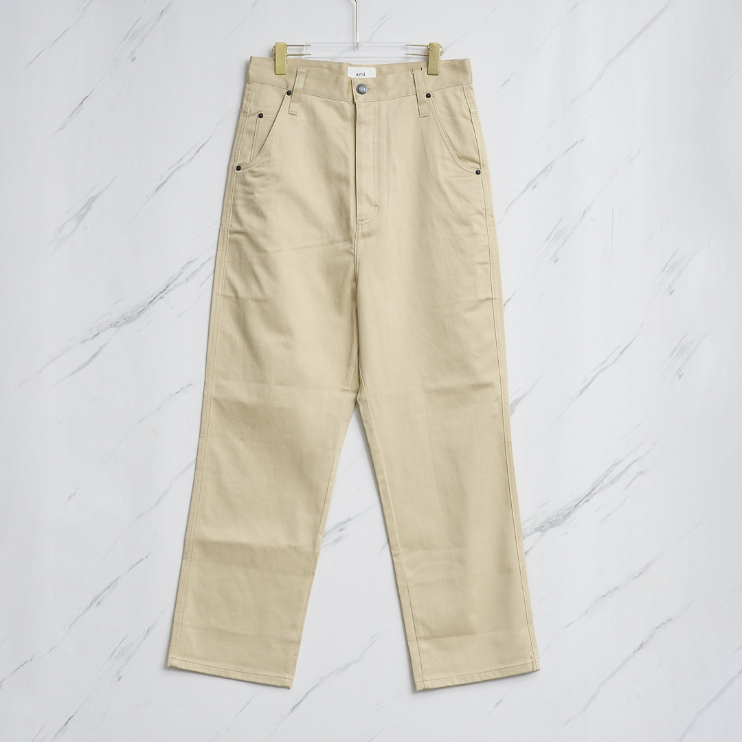 春夏款男士经典直筒休闲裤