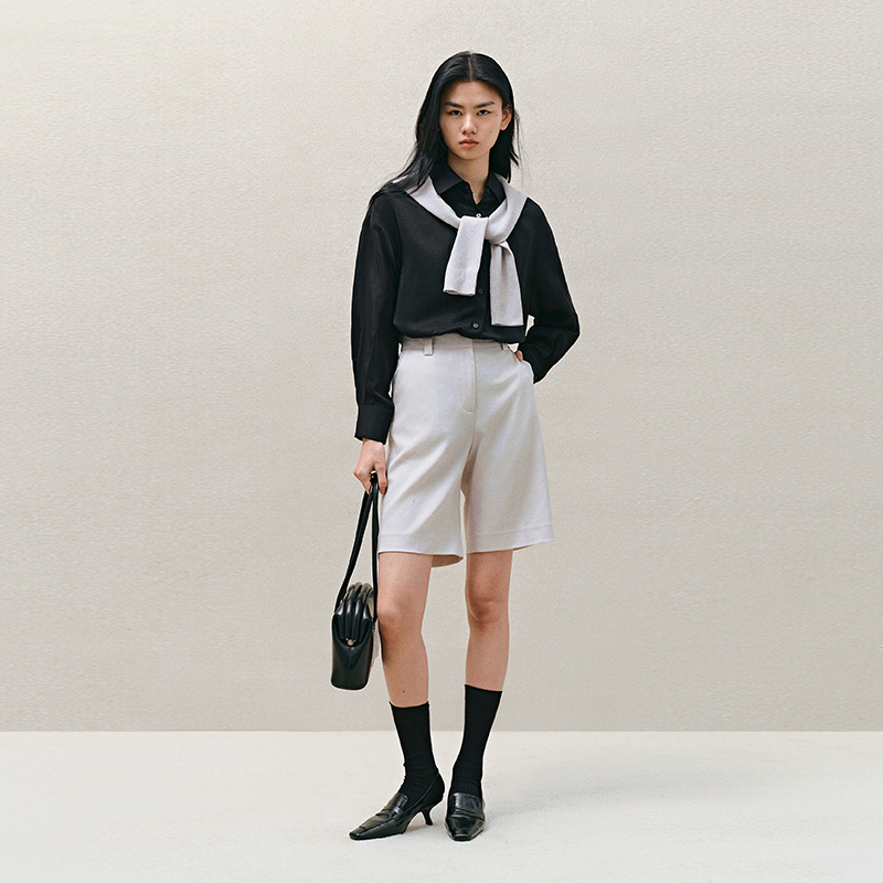 INSPIRE&STORIES西装直筒裤短裤