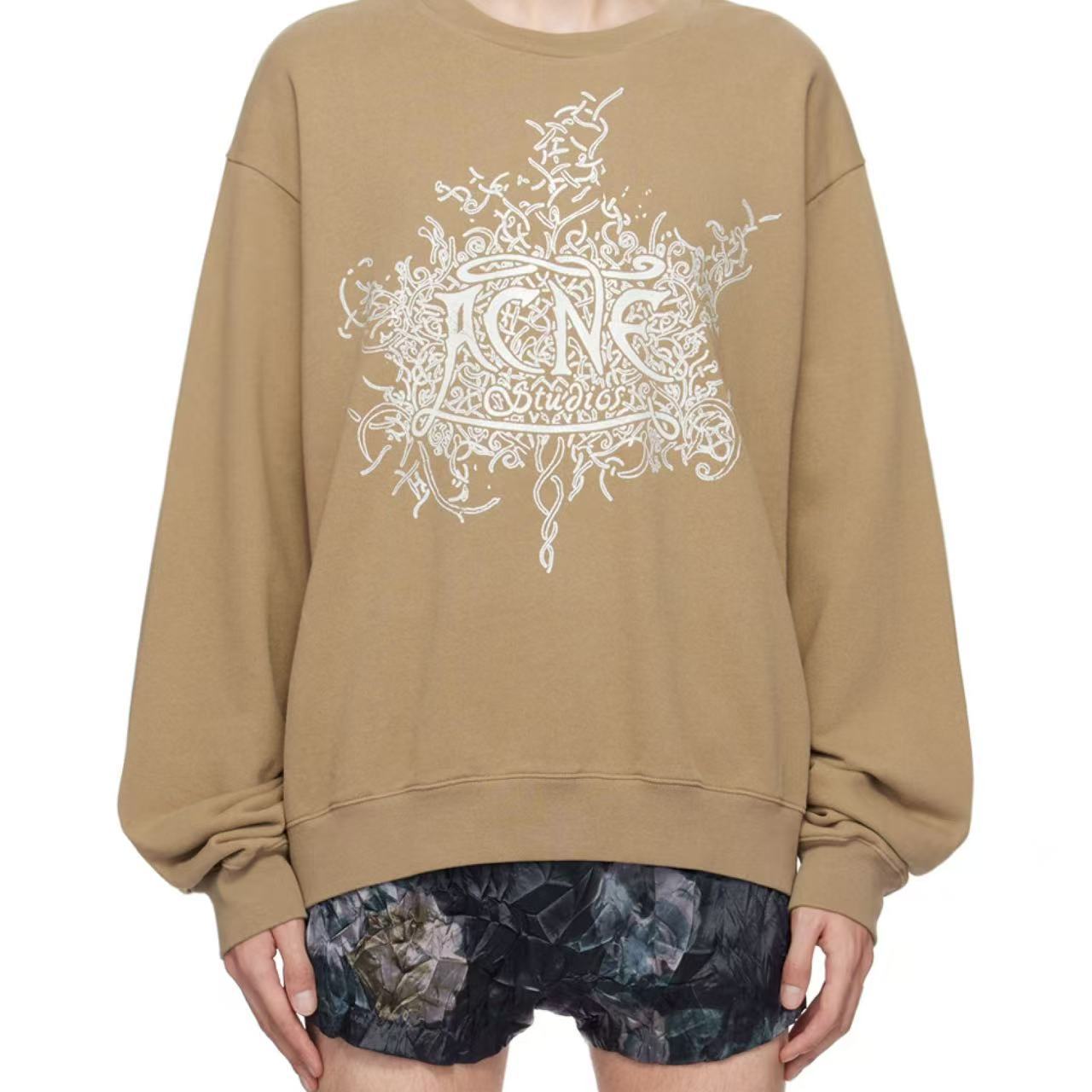 Acne Studios  男女同款字母印花卫衣银泰百货精品 301596