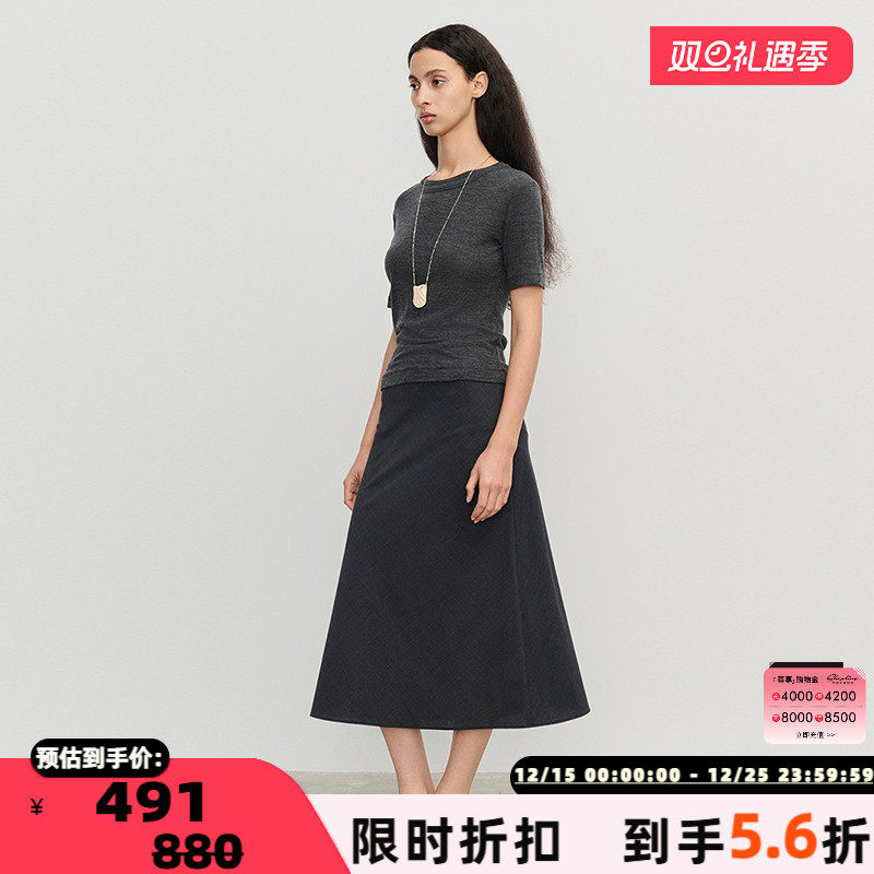 CONCISE-WHITE双领纯色短袖T恤