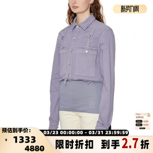 女士流苏饰带牛仔服牛仔外套银泰百货 春夏款 301596 OWENS RICK